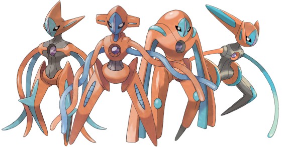 The four forms of Deoxys