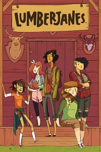 Cover to "Lumberjanes" #1 from BOOM!. Cover art by Noelle Stevenson.