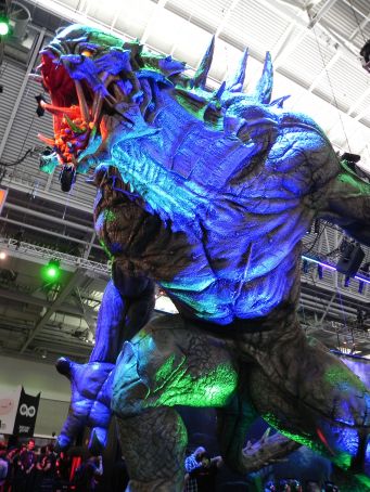 A to-scale replica of Evolve's Monster